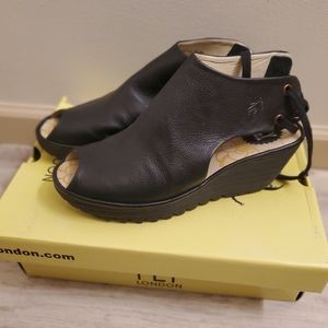 Fly London Brito Wedge Heels Size 40